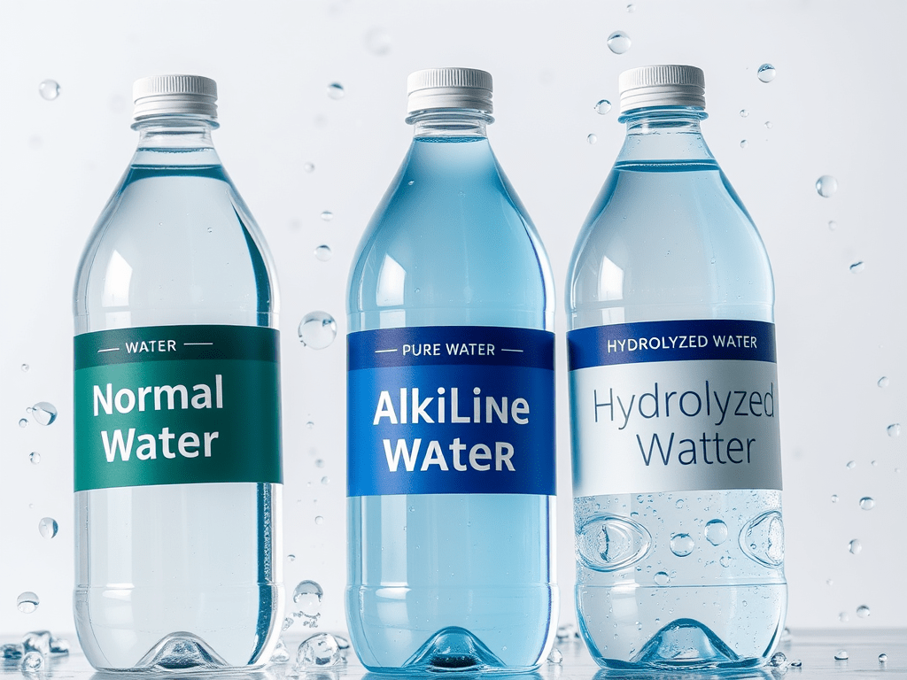 Comparing Ordinary, Alkaline, and Hydrolyzed&nbsp;Water